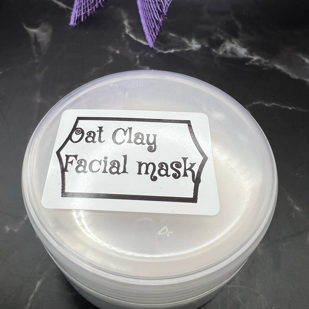 Kaolin Oat Clay Facial Mask makes 4